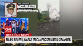 VIDEO: Erupsi Semeru, Warga Terdampak Kesulitan Dievakuasi