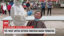 VIDEO: Tes 'WGS' Untuk Deteksi Omicron Masih Terbatas