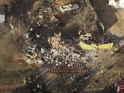 Rumah di Oklahoma AS Meledak-Hancur Berkeping-keping
