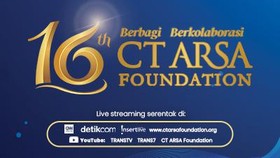 Live Streaming: 16 Tahun CT Arsa Foundation Berbagi-Berkolaborasi