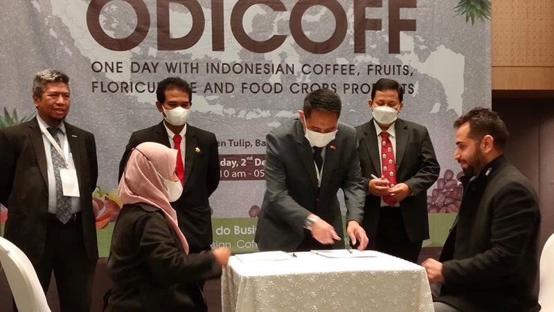 Gelaran One Day With Indonesia Coffee Fruits Floriculture (ODICOFF) di Istanbul, Turki pada Rabu sampai Sabtu (1-4/12)