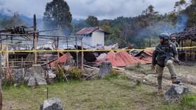 KKB Bakar Sekolah dan Aniaya Guru di Intan Jaya Papua