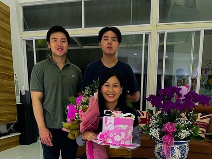 7 Potret Veronica Tan yang Baru Berulang Tahun, Diberi Kejutan oleh Anaknya
