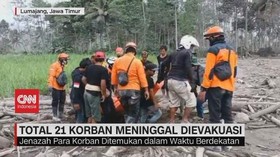 VIDEO: 21 Jenazah Korban Erupsi Semeru Berhasil Dievakuasi