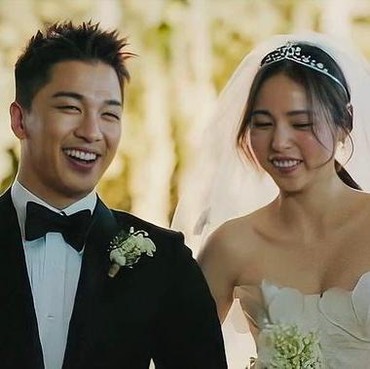 6 Potret Bahagia Taeyang & Min Hyo Rin yang Kini Resmi Jadi Orang Tua