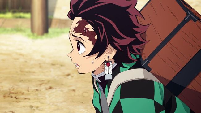 Kimetsu no Yaiba Entertainment District Arc episode 10 menampilkan post-credit scene Tanjiro dan Nezuko.