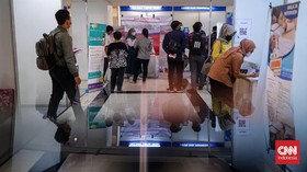 FOTO: Antusiasme Pencari Kerja di Jakarta Job Fair 2021