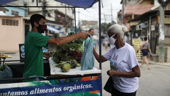 FOTO: Memanfaatkan Tanah Kosong Jadi Kebun Sayur di Brasil