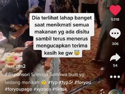 Temannya Belum Gajian, Netizen Ini Ajak Makan di Kondangan Orang Tak Dikenal