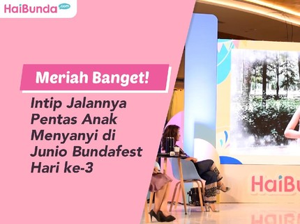 Meriah Banget! Intip Jalannya Pentas Anak Menyanyi di Junio Bundafest Hari ke-3