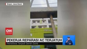 Pekerja Reparasi AC Tewas Terjatuh