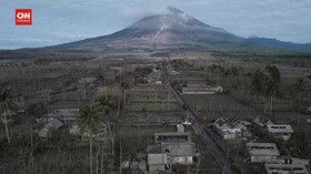 VIDEO: Kaki Gunung Semeru Usai Sapuan Abu Vulkanik