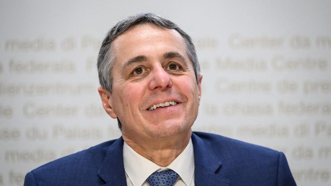 Ignazio Cassis dipilih menjadi presiden Swiss selanjutnya melalui parlemen pada Rabu (7/12) waktu setempat.