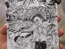 Ini Kata Ilustrator Viral Rumini dan Ibu, Korban Semeru Meninggal Berpelukan