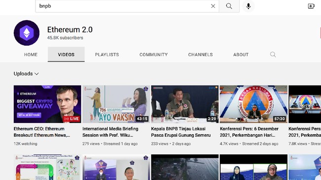 Pakar keamanan siber dari Vaksin.com, Alfons Tanujaya menduga akun Youtube milik BNPB diretas karena tak menggunakan fitur Two Factor Authentication (TFA).
