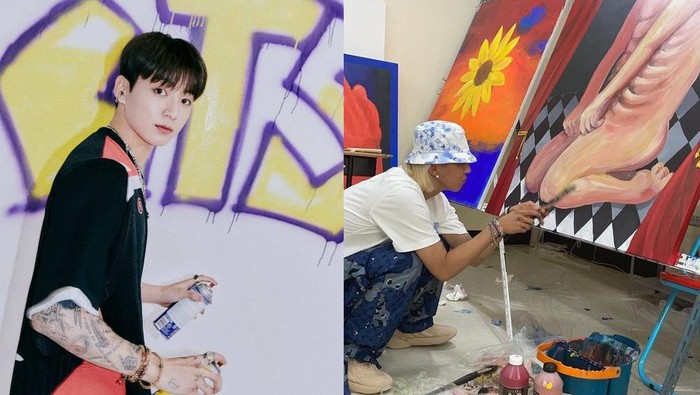 4 Idol K-Pop yang Punya Bakat Seni, Jago Melukis Semua!