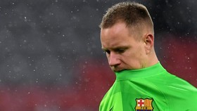 FOTO: Derita Barcelona Tersingkir dari Liga Champions