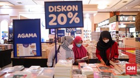FOTO: Kembali Berburu Buku di Indonesia International Book Fair 2021