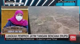 VIDEO: Langkah Pemprov Jatim Tangani Bencana Erupsi