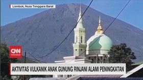 VIDEO: Aktivitas Vulkanik Anak Gunung Rinjani Alami Peningkatan