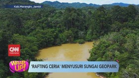 VIDEO: Wisata Rafting di Geopark Merangin Jambi