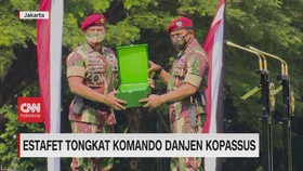 VIDEO: Estafet Tongkat Komando Danjen Kopassus