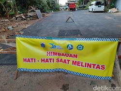 detikcom Do Your Magic: Sumur Resapan Bona Indah Diaspal, Menunggu Dilubangi