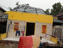 9 Rumah di Lamongan Rusak dan Roboh Diterjang Hujan yang Disertai Angin