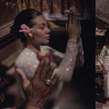 Ariel Tatum Disebut Pindah Agama usai Pamer Foto Ritual Melukat di Bali