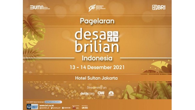 Pagelaran Desa BRILian 2021 sendiri merupakan upaya BRI untuk mendukung ekonomi desa yang mulai bergeliat bangkit dalam situasi pandemi Covid-19.