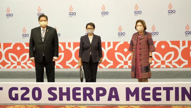 Menteri Luar Negeri Retno Marsudi menegaskan bahwa, G20 harus mampu menjadi katalisator bagi pemulihan dunia yang inklusif, kuat, dan berkelanjutan.