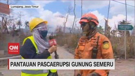 VIDEO: Pantauan Pascerupsi Gunung Semeru