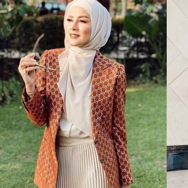 8 OOTD Hijab Olla Ramlan yang Masuk Nominasi Wanita Tercantik Dunia 2021