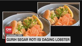 VIDEO: Gurih Segar Roti Isi Daging Lobster
