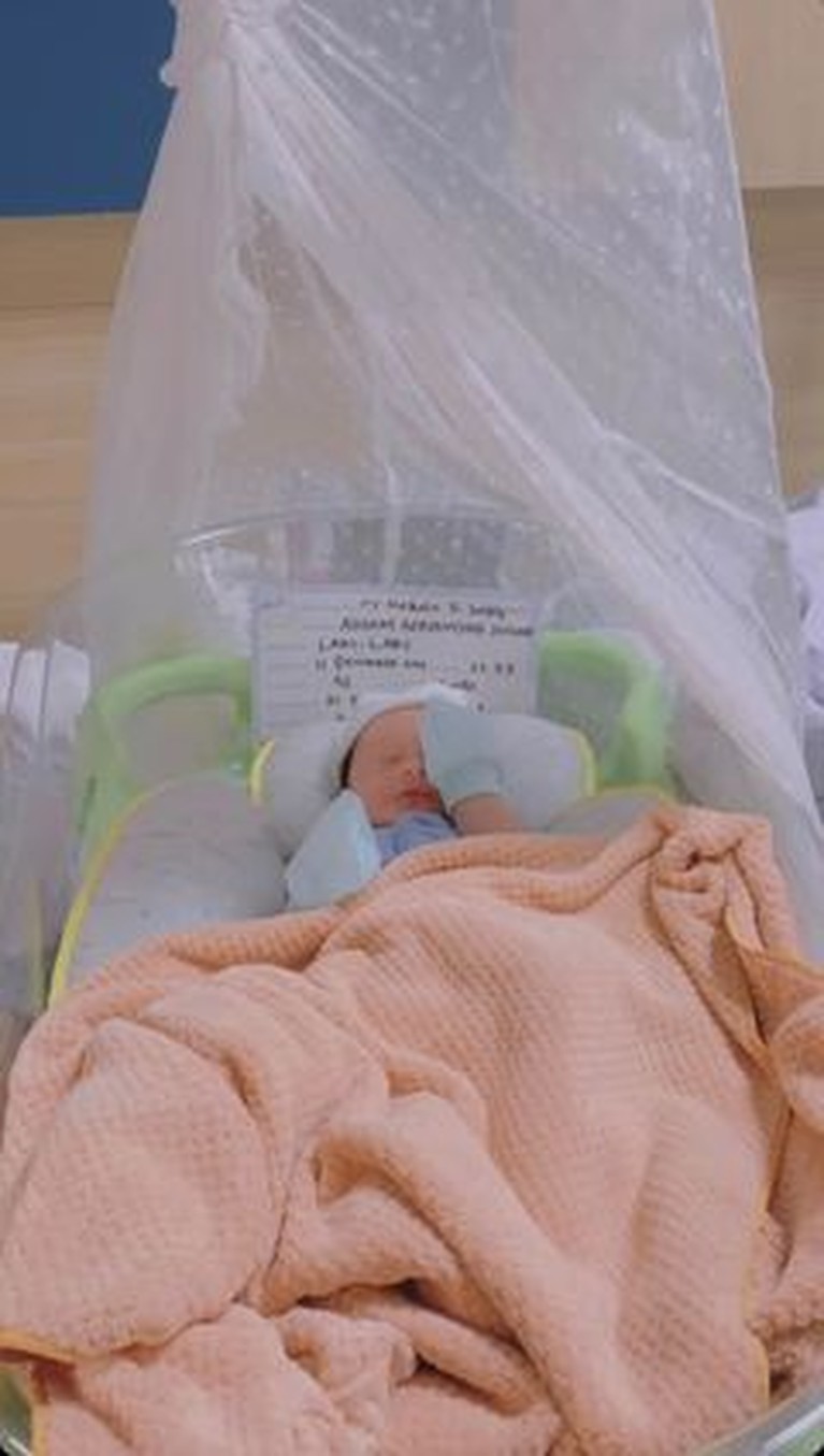 Sule dan Nathalie Holscher sedang berbahagia dikaruniai anak laki-laki yang diberi nama Adzam Adriansyah Sutisna. Yuk intip potretnya!
