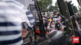 FOTO: Menuntut Kejelasan, Pengungsi Afghanistan Demo Kembali