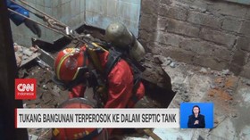 VIDEO: Tukang Bangunan Tewas Terperosok ke Dalam Septic Tank
