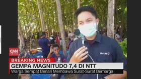VIDEO: Evakuasi Warga Terdampak Gempa 7,4 Magnitudo di NTT