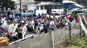 Evakuasi Waspada Tsunami, Jalan Menuju Bukit Nilo NTT Macet