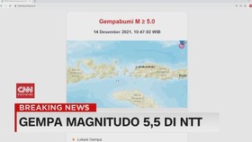 VIDEO: Kondisi di Wilayah Terdampak Gempa 7,4 Magnitudo di NTT