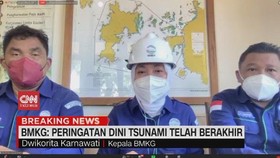 VIDEO: BMKG: Peringatan Dini Tsunami Telah Berakhir