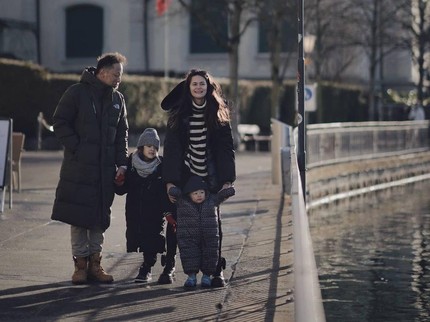 7 Potret Liburan Ringgo Agus dan Sabai Dieter Bersama Anak di Swiss