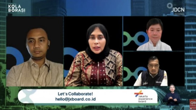 Helatan Festival Kolaborasi Jakarta (FKJ) yang diselenggarakan secara virtual pada 14-16 Desember 2021 memasuki hari kedua, Rabu (15/12).