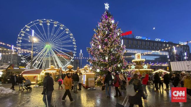 Menjajal pasar natal di kota Katowice, Polandia, berarti menikmati kincir raksasa, lapangan es buat berski, hingga minuman rempah beraroma kayu manis. 