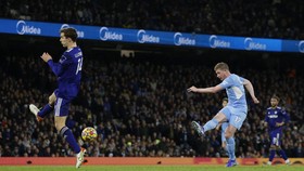 FOTO: Man City Pesta 7 Gol di Stadion Etihad
