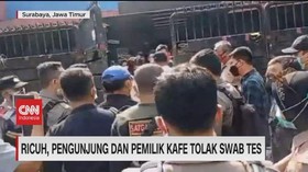 VIDEO: Ricuh, Pengunjung dan Pemilik Kafe Tolak Swab Test