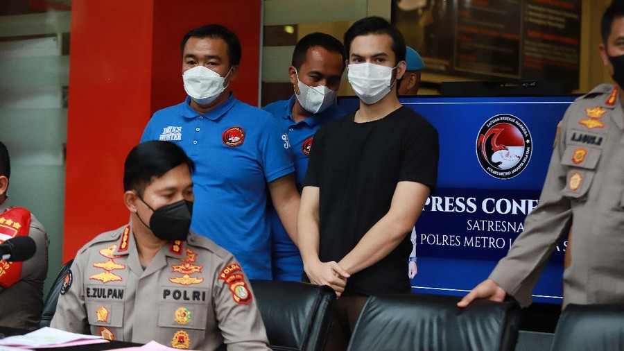Rizky Nazar Rizky Nazar saat ditemui di Polres Jakarta Selatan.
