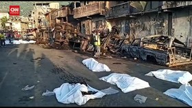 VIDEO: Truk Tangki BBM Meledak di Haiti, 62 Orang Tewas
