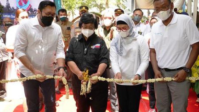 Siti mengatakan, ruang terbuka hijau tersebut merupakan hasil kolaborasi antara pemerintah, masyarakat, dan dunia usaha.
