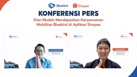 Blue Bird dan Shopee Resmi Luncurkan Fitur Pemesanan Taksi